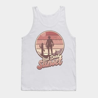 Red Dead Sunset Tank Top